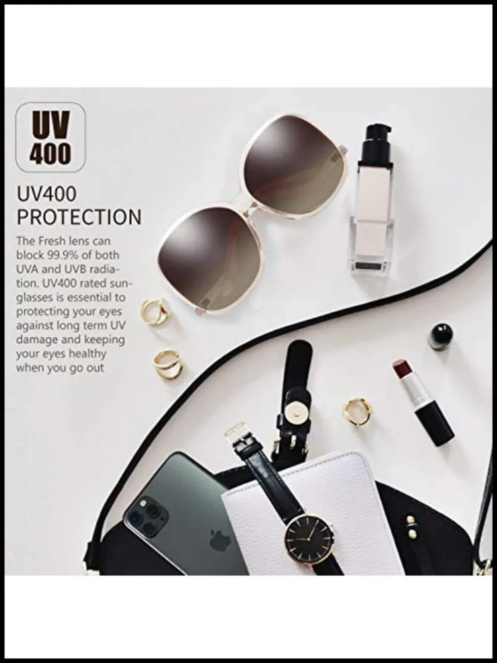 Oversized Cat Eye Hybrid Butterfly Sunglasses UVA UVB Protection
